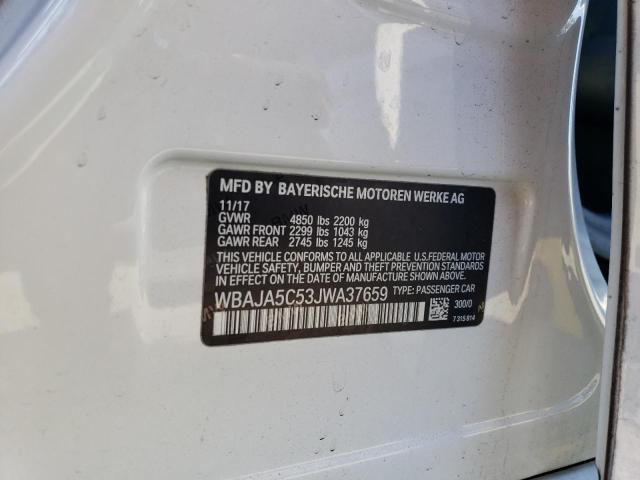 2018 BMW 530 I - WBAJA5C53JWA37659