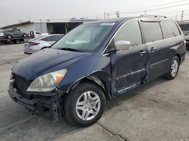 HONDA ODYSSEY EX 2006 blue  gas 5FNRL38656B123358 photo #1