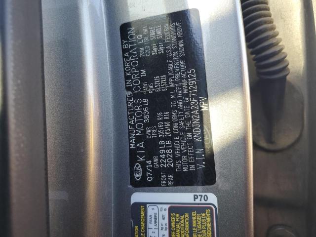 VIN KNDJN2A23F7129125 2015 KIA SOUL no.12