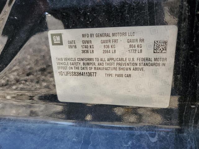 2017 CHEVROLET SONIC PREM - 1G1JF5SB3H4113677