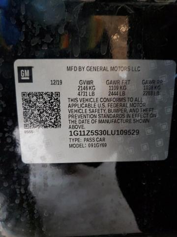 2020 CHEVROLET IMPALA LT - 1G11Z5S30LU109529