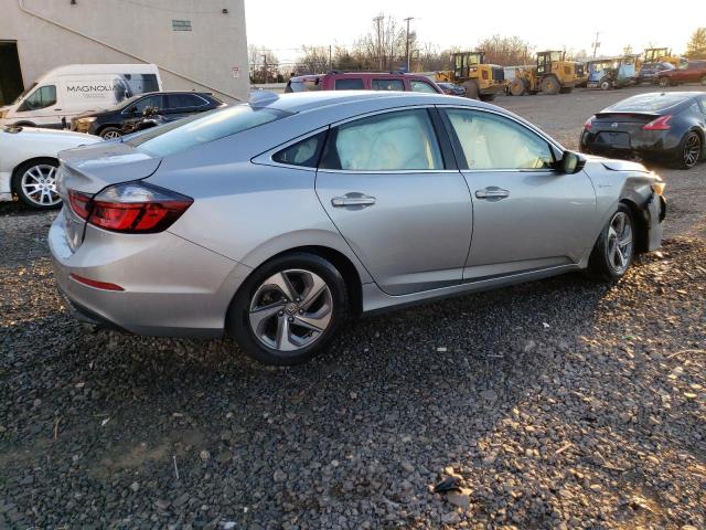 HONDA INSIGHT LX 2019 silver  hybrid engine 19XZE4F12KE027596 photo #4