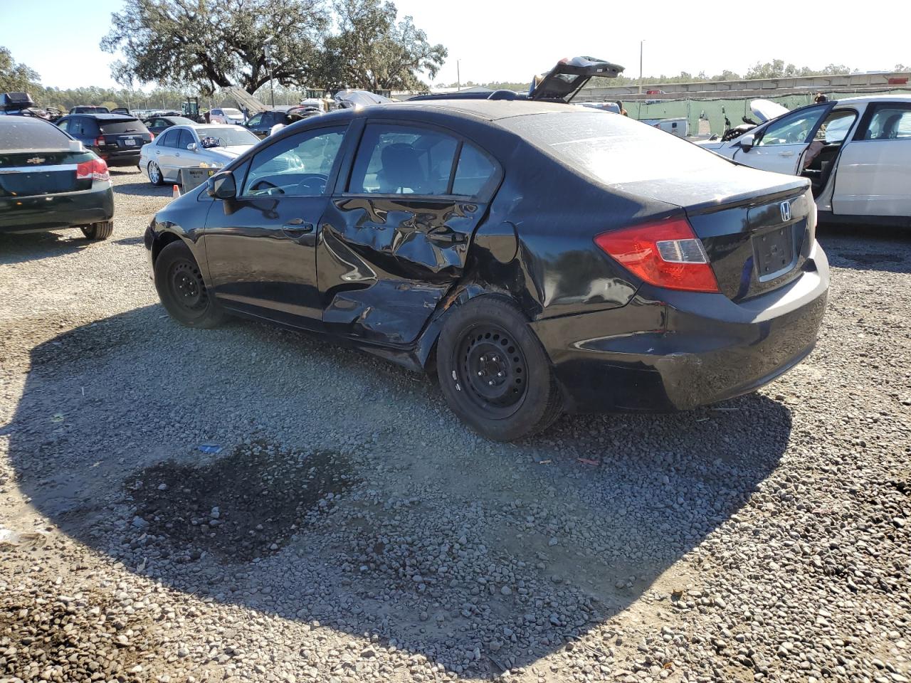 Lot #3030418483 2012 HONDA CIVIC LX