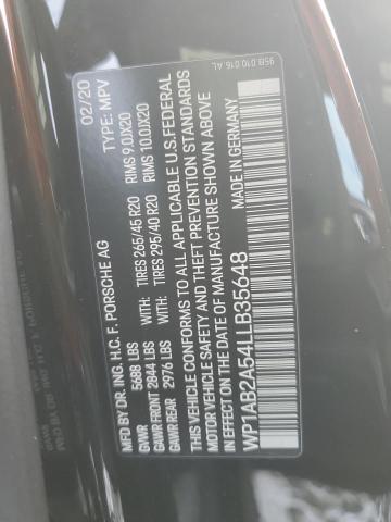2020 PORSCHE MACAN S - WP1AB2A54LLB35648