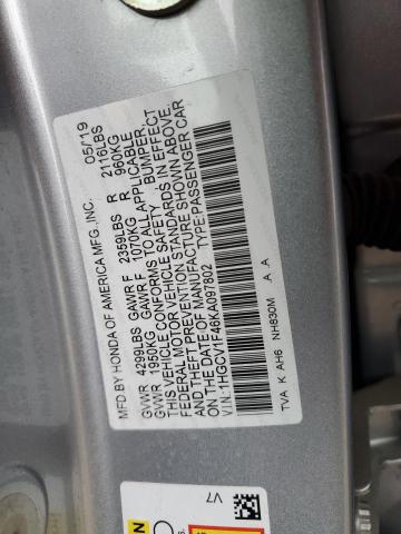 2019 HONDA ACCORD EX - 1HGCV1F46KA097802