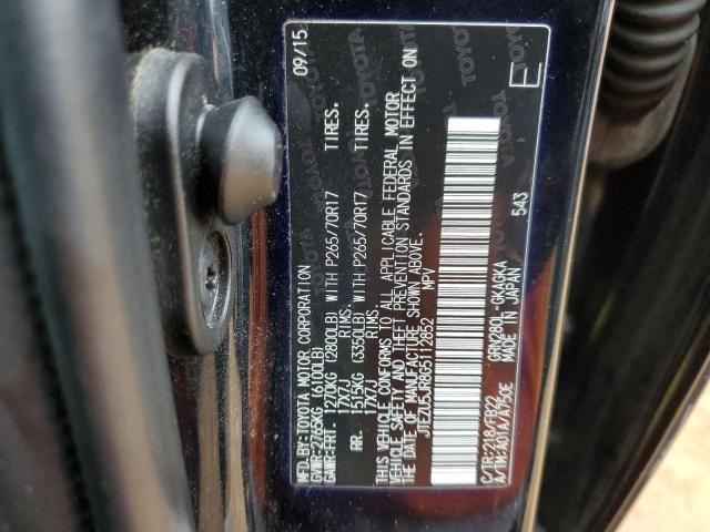 2016 TOYOTA 4RUNNER SR - JTEZU5JR8G5112852