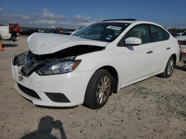 NISSAN SENTRA S 2017 white  gas 3N1AB7AP4HY319554 photo #1