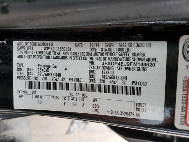 2015 FORD FIESTA SE - 3FADP4EJ9FM148620