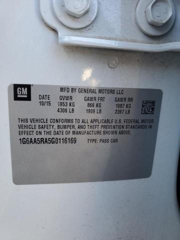 2016 CADILLAC ATS - 1G6AA5RA5G0116169