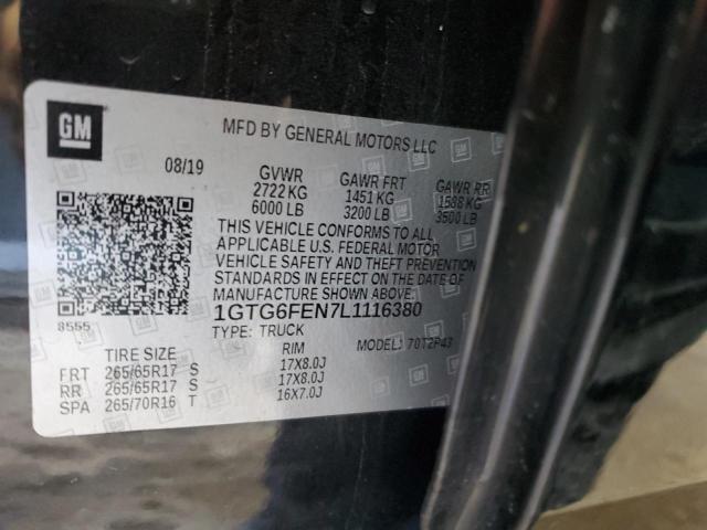 2020 GMC CANYON ALL 1GTG6FEN7L1116380