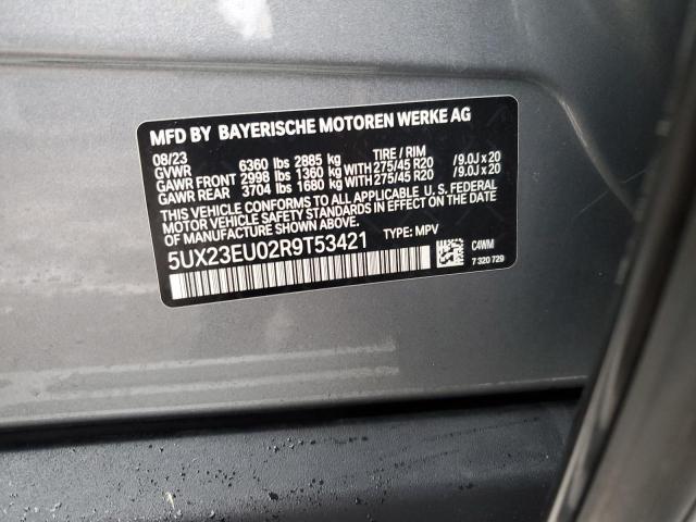 2024 BMW X5 XDRIVE4 - 5UX23EU02R9T53421
