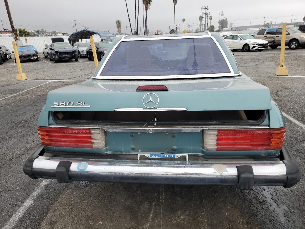 Lot #3036960781 1989 MERCEDES-BENZ 560 SL