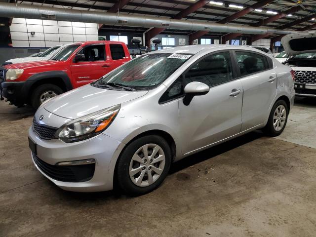 KIA RIO LX 2016 silver sedan 4d gas KNADM4A34G6694539 photo #1