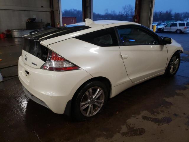 HONDA CR-Z EX 2012 white  hybrid engine JHMZF1D62CS002673 photo #4