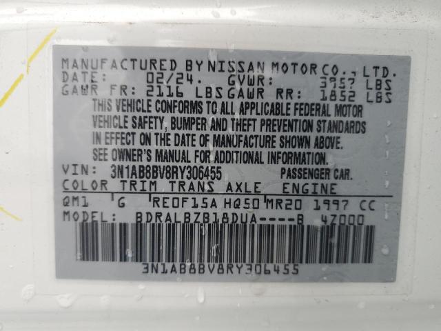 2024 NISSAN SENTRA S - 3N1AB8BV8RY306455