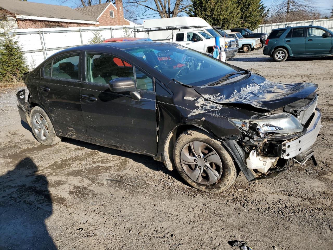 Lot #3033085987 2014 HONDA CIVIC LX