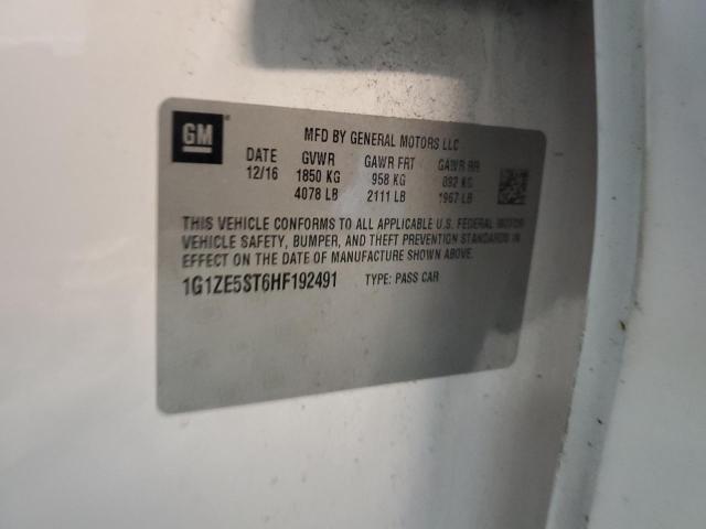 2017 CHEVROLET MALIBU LT - 1G1ZE5ST6HF192491