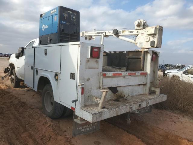 CHEVROLET SILVERADO 2020 white  diesel 1GB3YSEY5LF247133 photo #3