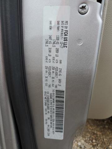 2018 DODGE GRAND CARA - 2C4RDGBG7JR162603