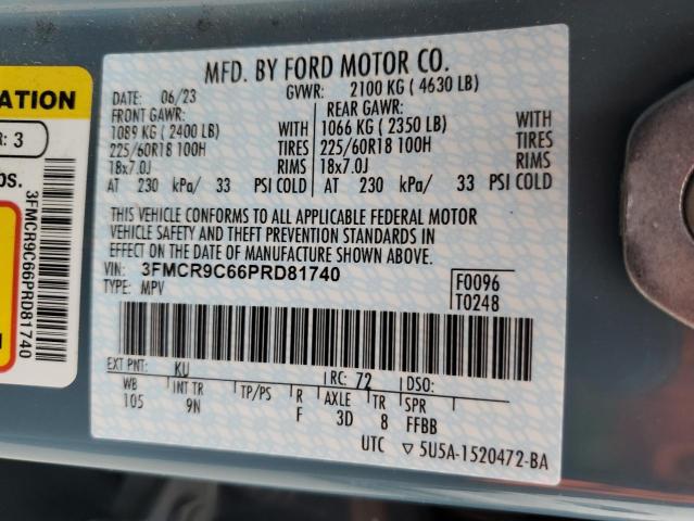 2023 FORD BRONCO SPO - 3FMCR9C66PRD81740