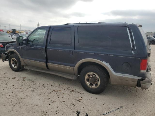 FORD EXCURSION 2001 blue  gas 1FMNU42SX1EB45935 photo #3