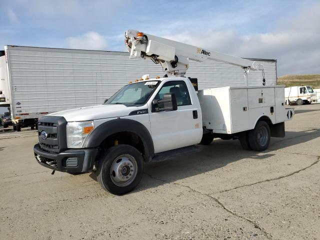 FORD F450 SUPER 2013 white  gas 1FDUF4HY9DEA42849 photo #1