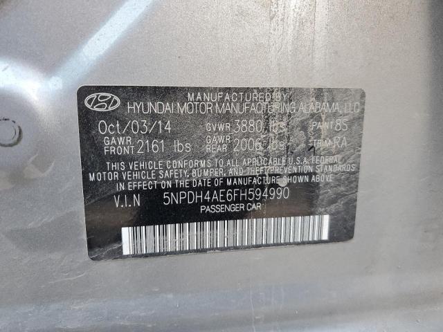 2015 HYUNDAI ELANTRA SE - 5NPDH4AE6FH594990