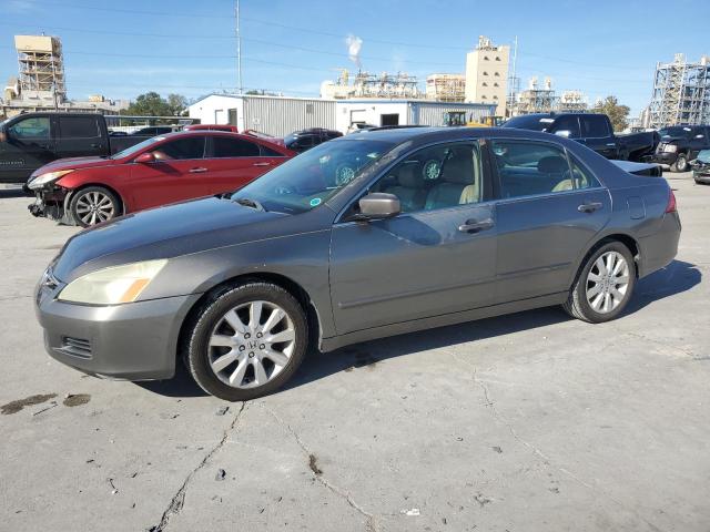 HONDA ACCORD EX 2007 silver  gas 1HGCM665X7A041121 photo #1