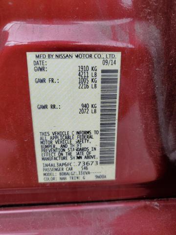 2015 NISSAN ALTIMA 2.5 - 1N4AL3AP6FC173673