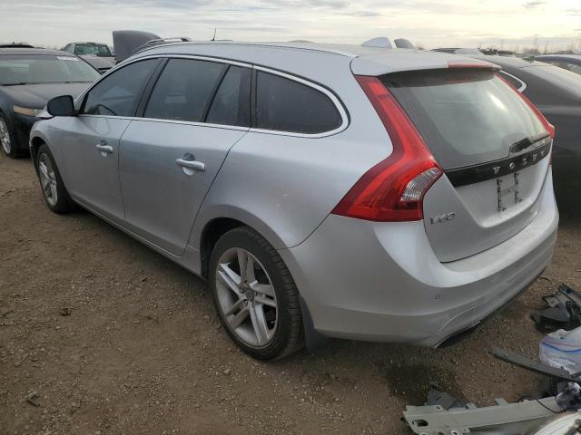 VOLVO V60 PREMIE 2015 silver  gas YV140MEKXF1242830 photo #3