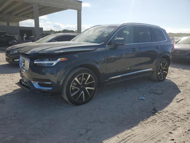 VOLVO XC90 T8 RE 2021 blue  hybrid engine YV4BR0CKXM1711777 photo #1