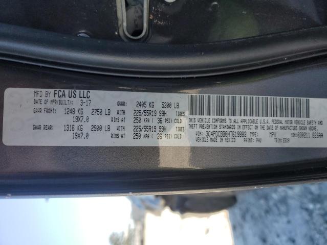 2017 DODGE JOURNEY SX - 3C4PDCBB8HT619883