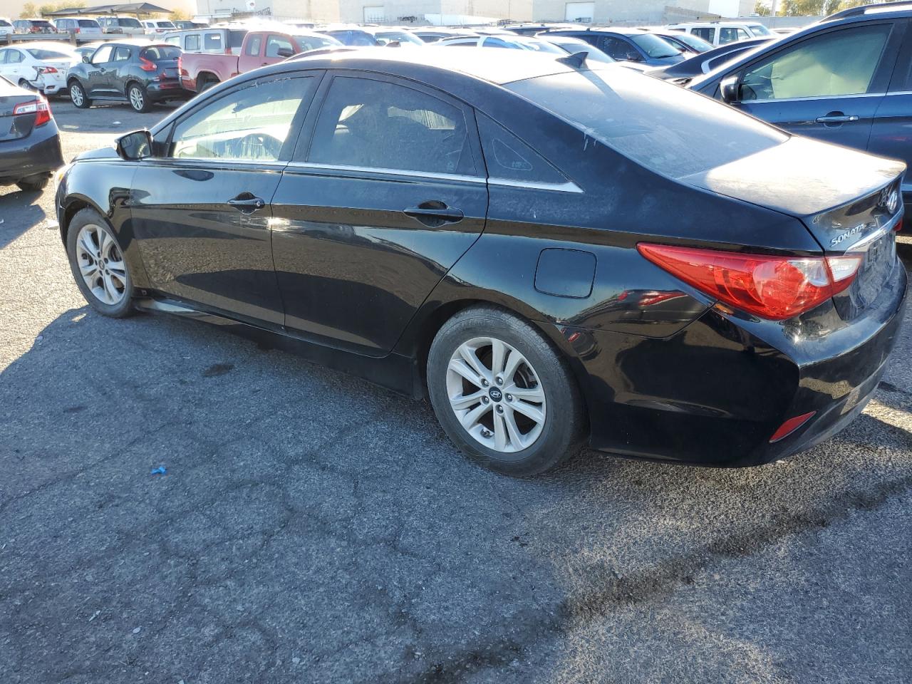 Lot #3024678623 2014 HYUNDAI SONATA GLS