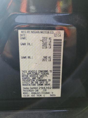 VIN 1N4AL3AP4EC294202 2014 NISSAN ALTIMA no.12