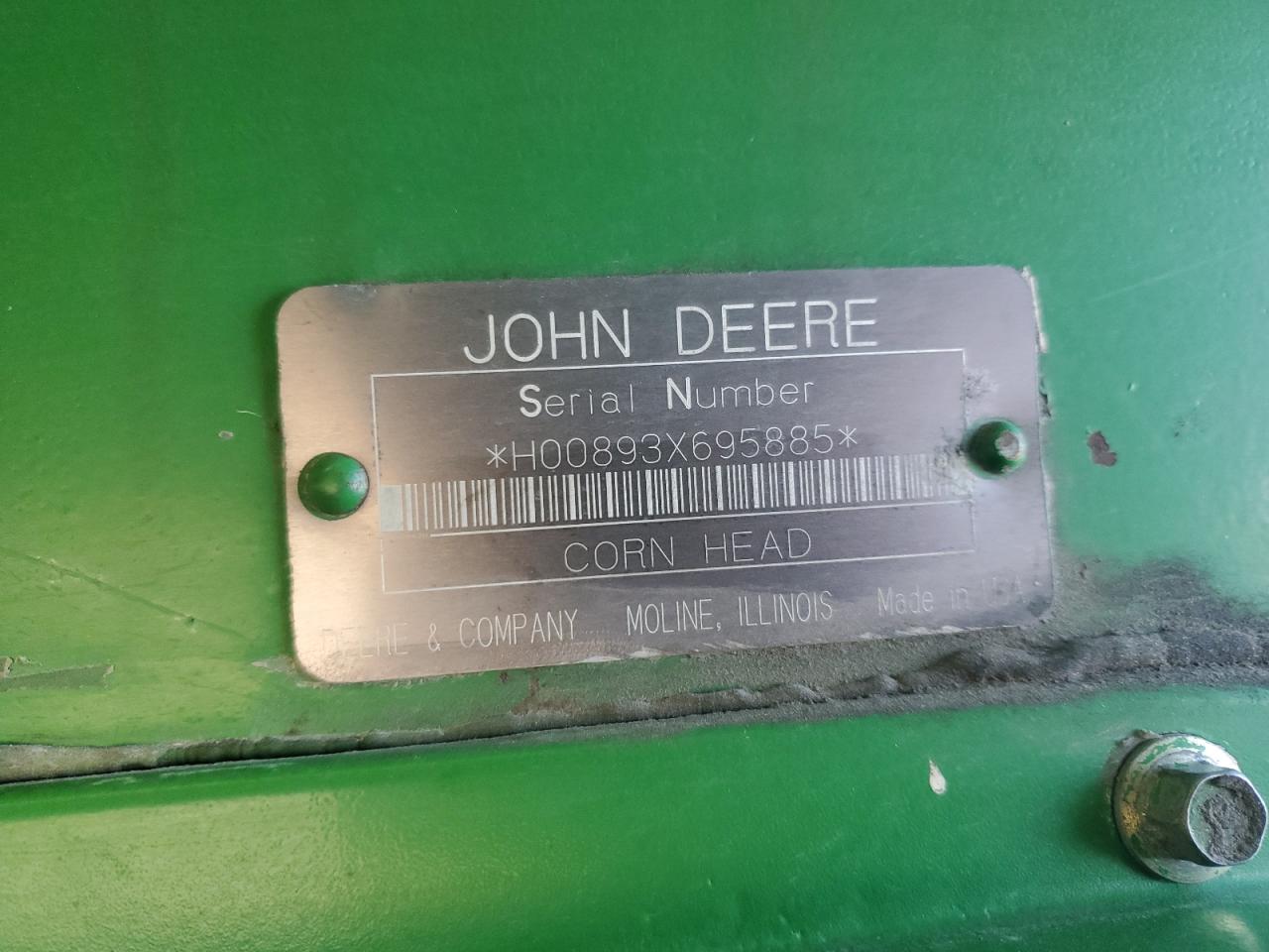 Lot #3029510363 1991 JOHN DEERE COMMERCIAL