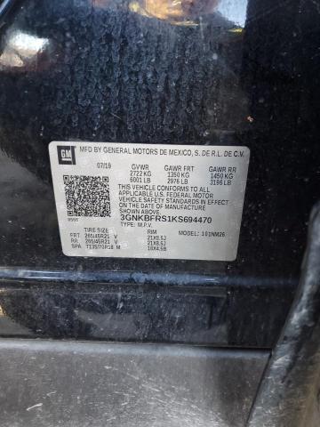 2019 CHEVROLET BLAZER PRE - 3GNKBFRS1KS694470