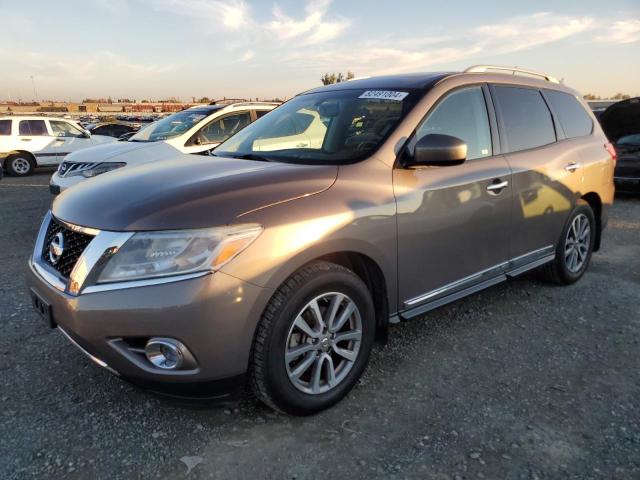 NISSAN PATHFINDER 2014 gray  gas 5N1AR2MN3EC730143 photo #1