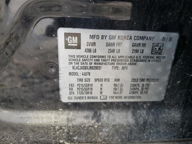 2018 BUICK ENCORE PRE - KL4CJASBXJB620031