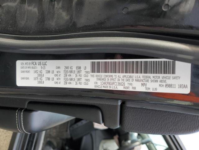 2015 JEEP GRAND CHER - 1C4RJFBG6FC136626