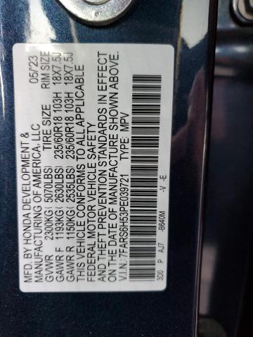 2023 HONDA CR-V SPORT - 7FARS6H53PE039721