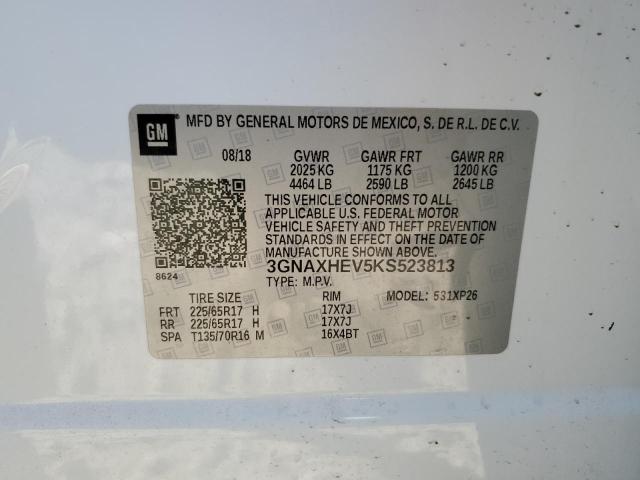 2019 CHEVROLET EQUINOX LS - 3GNAXHEV5KS523813