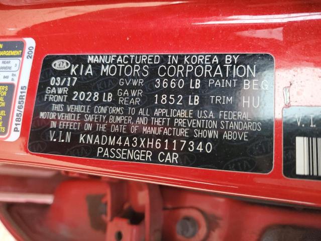 2017 KIA RIO LX - KNADM4A3XH6117340