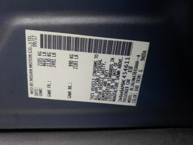 2017 NISSAN MAXIMA 3.5 - 1N4AA6AP6HC454611