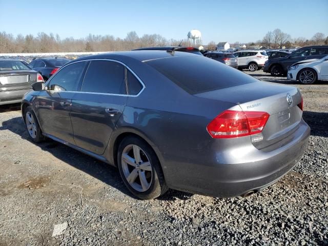 VOLKSWAGEN PASSAT SE 2014 gray sedan 4d gas 1VWBT7A37EC059809 photo #3