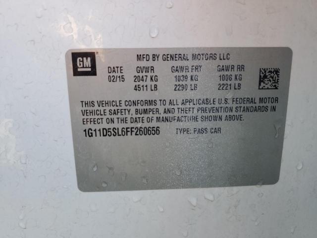 2015 CHEVROLET MALIBU 2LT - 1G11D5SL6FF260656
