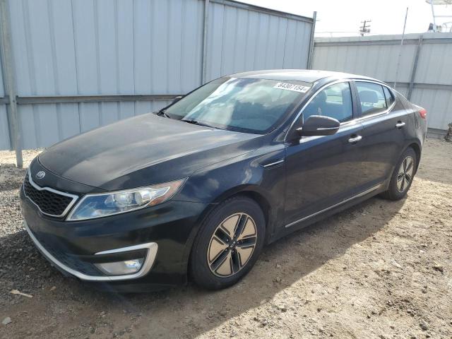 KIA OPTIMA HYB 2012 black  hybrid engine KNAGM4AD6C5034072 photo #1