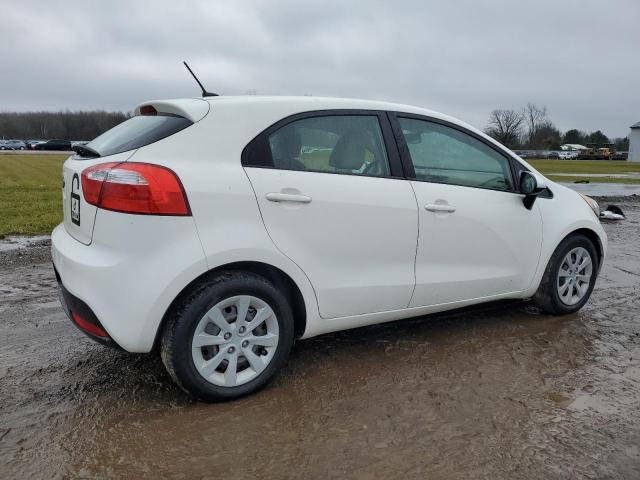 KIA RIO LX 2013 white  gas KNADM5A35D6153016 photo #4