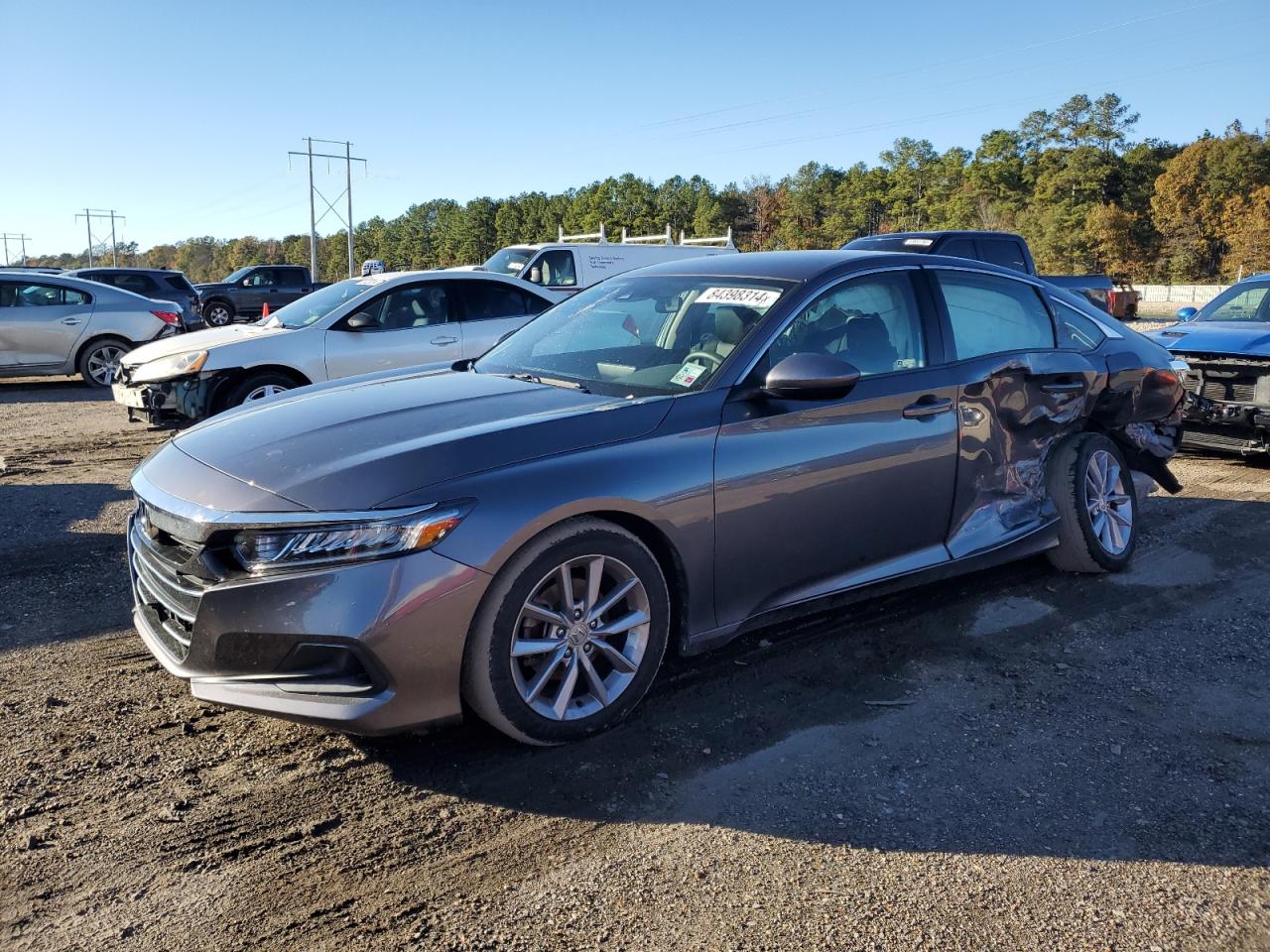 Lot #3029597128 2021 HONDA ACCORD LX