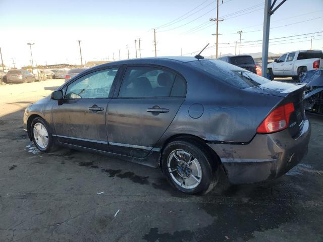 HONDA CIVIC HYBR 2007 gray sedan 4d hybrid engine JHMFA36277S025847 photo #3