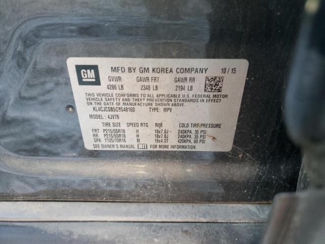 2016 BUICK ENCORE - KL4CJCSB5GB548160